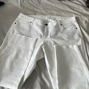 NWOT: Kut from kloth white jeans 16W